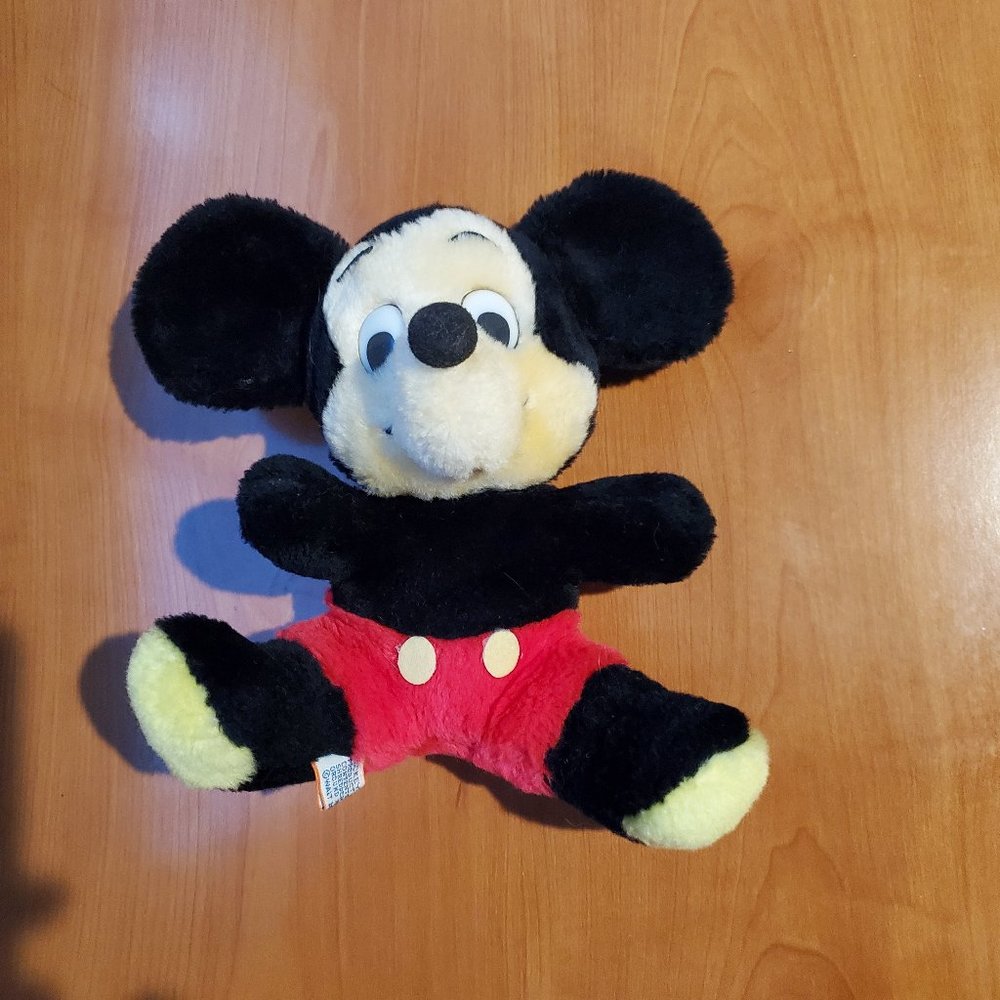 Disney Plush Baby Mickey Mouse Stuffed Animal